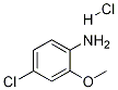 4-Chloro-2-methoxyaniline, HCl Struktur