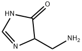 4H-Imidazol-4-one,  5-(aminomethyl)-3,5-dihydro- Struktur