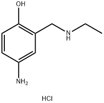 2-[(Ethylamino)methyl]-4-aminophenol Dihydrochloride Struktur