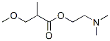 2-(dimethylamino)ethyl 3-methoxyisobutyrate Struktur