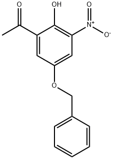 1-(5-(芐氧基)-2-羥基-3-硝基苯基)-乙酮 結(jié)構(gòu)式