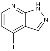 4-IODO-7-AZA-1H-INDAZOLE Struktur