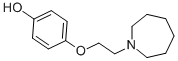 4-[2-(AZEPAN-1-YL)ETHOXY]PHENOL Struktur