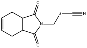 2-(thiocyanatomethyl)-3a,4,7,7a-tetrahydroisoindole-1,3-dione Struktur