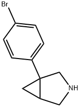 1-(4-Bromo-phenyl)-3-azabicyclo[3.1.0]hexane Struktur