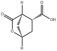 2-Oxabicyclo[2.2.1]heptane-5-carboxylic acid, 3-oxo-, (1R,4R,5R)- cinchonidine salt Struktur