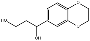 1,3-Propanediol,  1-(2,3-dihydro-1,4-benzodioxin-6-yl)- Struktur