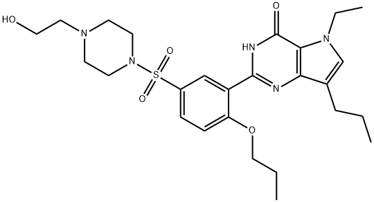 MIRODENAFIL Struktur