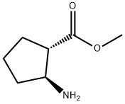 (1S,2S)-Methyl 2-aMinocyclopentanecarboxylate Struktur