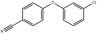 4-(3-chlorophenoxy)benzonitrile Struktur