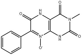 2,4,6(3H)-Pteridinetrione,  1,5-dihydro-3-methyl-7-phenyl-,  8-oxide Struktur