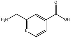 2-(Aminomethyl)-pyridine-4-carboxylic acid Struktur