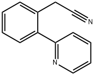 A-PHENYLPYRIDINE-2-ACETONITRILE Struktur