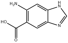 1H-Benzimidazole-5-carboxylic  acid,  6-amino- Struktur