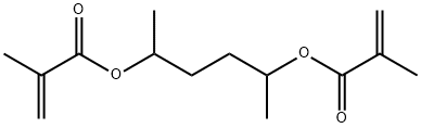 1,4-dimethylbutane-1,4-diyl bismethacrylate Struktur