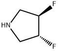 (3R,4R)-3,4-Difluoro-pyrrolidine Struktur