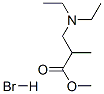 methyl 3-diethylamino-2-methyl-propanoate hydrobromide Struktur