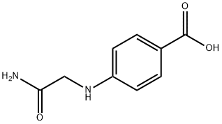 Benzoic acid, 4-[(2-amino-2-oxoethyl)amino]- (9CI) Struktur