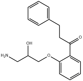 N-DEPROPYL PROPAFENONE Struktur