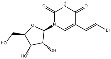 5-(2-bromovinyl)uridine Struktur