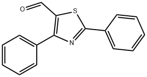 2,4-DIPHENYL-1,3-THIAZOLE-5-CARBALDEHYDE Struktur