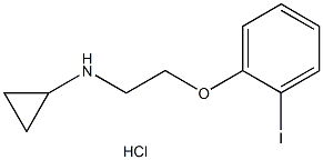 N-(2-(2-iodophenoxy)ethyl)cyclopropylamine Struktur