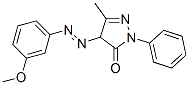 2,4-dihydro-4-[(3-methoxyphenyl)azo]-5-methyl-2-phenyl-3H-pyrazol-3-one Struktur