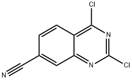 2,4-Dichloro-7-cyanoquinazoline Struktur