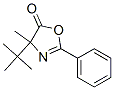 5(4H)-Oxazolone,  4-(1,1-dimethylethyl)-4-methyl-2-phenyl- Struktur