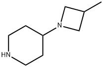 4-(3-METHYLAZETIDIN-1-YL)PIPERIDINE Struktur