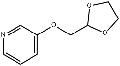 3-([1,3]DIOXOLAN-2-YLMETHOXY)-PYRIDINE Struktur