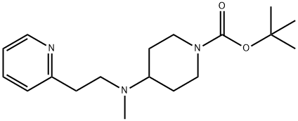 1-BOC-4-[METHYL-(2-PYRIDIN-2-YL-ETHYL)-AMINO]-PIPERIDINE Struktur