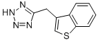 5-BENZO[B]THIOPHEN-3-YLMETHYL-2H-TETRAZOLE Struktur