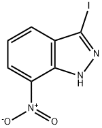 3-Iodo-7-nitroindazole Struktur