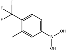 3-METHYL-4-TRIFLUOROMETHYL-PHENYLBORONIC ACID Struktur