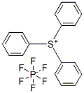 Triphenylsulfonium hexafluorophosphate Struktur