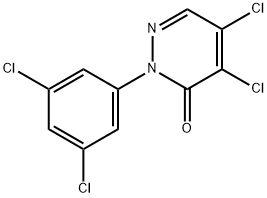 4,5-DICHLORO-2-(3,5-DICHLOROPHENYL)-2,3-DIHYDROPYRIDAZIN-3-ONE Struktur