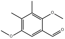 2,5-diMethoxy-3,4-diMethylbenzaldehyde Struktur