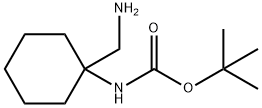 (1-AMINOMETHYL-CYCLOHEXYL)-CARBAMIC ACID TERT-BUTYL ESTER Struktur