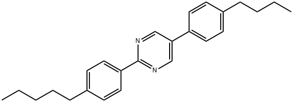 5-(4-butylphenyl)-2-(pentylphenyl)-pyrimidine Struktur