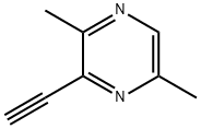 Pyrazine, 3-ethynyl-2,5-dimethyl- (9CI) Struktur