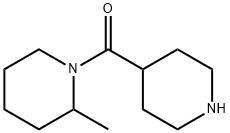 2-methyl-1-(piperidin-4-ylcarbonyl)piperidine Struktur