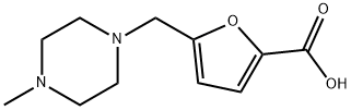 5-(4-METHYL-PIPERAZIN-1-YLMETHYL)-FURAN-2-CARBOXYLIC ACID Struktur