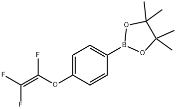 4,4,5,5-TETRAMETHYL-2-(4-TRIFLUOROVINYLOXY-PHENYL)-[1,3,2]DIOXABOROLANE Struktur