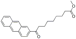 methyl-8-(2-anthroyl)octanoate Struktur