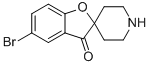 5-BROMO-3H-SPIRO[BENZOFURAN-2,4'-PIPERIDIN]-3-ONE Struktur