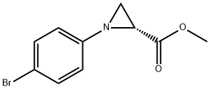 (R)-METHYL 1-(4-BROMOPHENYL)AZIRIDINE-2-CARBOXYLATE Struktur