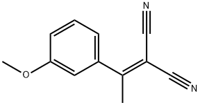 2-[1-(3-METHOXY-PHENYL)-ETHYLIDENE]-MALONONITRILE Struktur