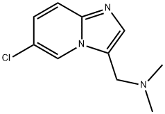 IMidazo[1,2-a]pyridine-3-MethanaMine, 6-chloro-N,N-diMethyl- Struktur