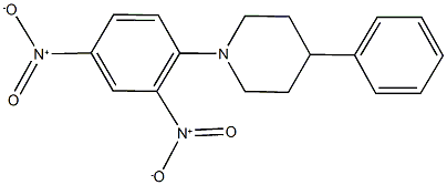 1-(2,4-dinitrophenyl)-4-phenylpiperidine Struktur